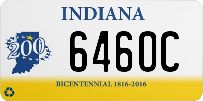 IN license plate 646OC