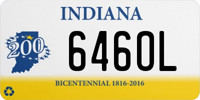 IN license plate 646OL