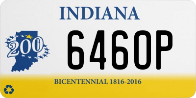 IN license plate 646OP