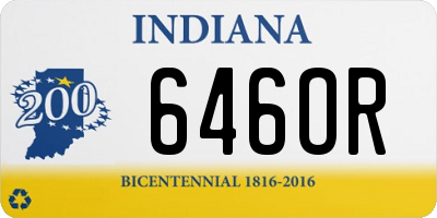 IN license plate 646OR