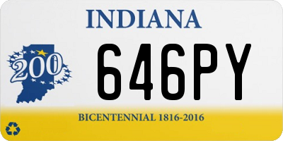 IN license plate 646PY
