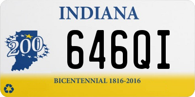 IN license plate 646QI