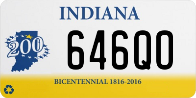 IN license plate 646QO