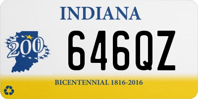 IN license plate 646QZ