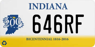IN license plate 646RF