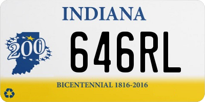 IN license plate 646RL