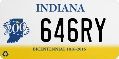 IN license plate 646RY
