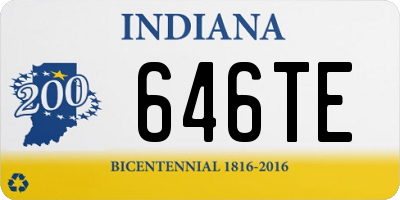 IN license plate 646TE