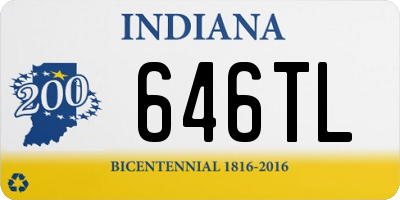 IN license plate 646TL