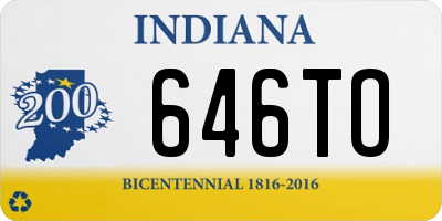 IN license plate 646TO