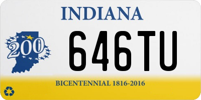 IN license plate 646TU