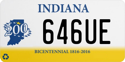 IN license plate 646UE