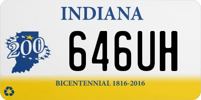 IN license plate 646UH
