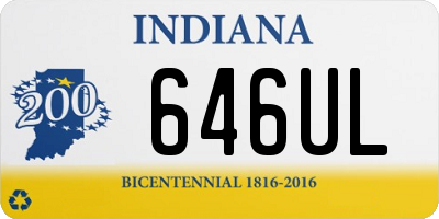 IN license plate 646UL