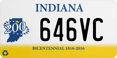 IN license plate 646VC