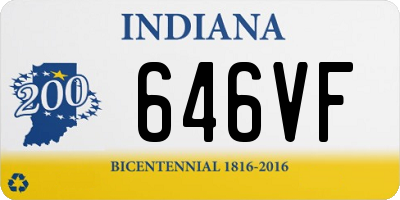IN license plate 646VF