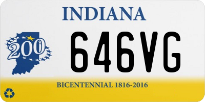 IN license plate 646VG