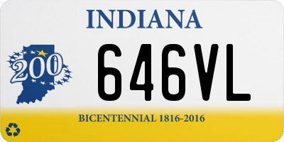 IN license plate 646VL