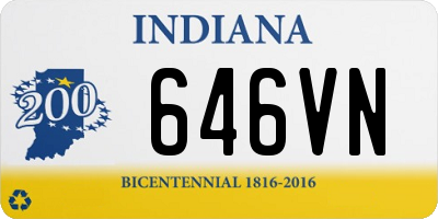 IN license plate 646VN