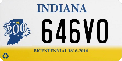 IN license plate 646VO