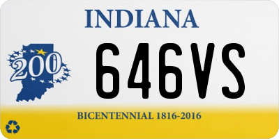 IN license plate 646VS