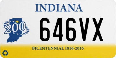 IN license plate 646VX