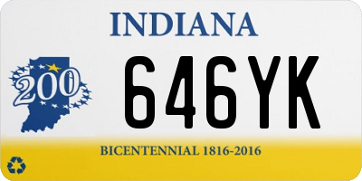 IN license plate 646YK