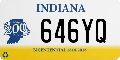 IN license plate 646YQ