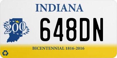 IN license plate 648DN