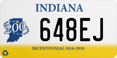 IN license plate 648EJ