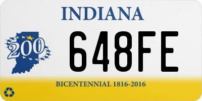 IN license plate 648FE