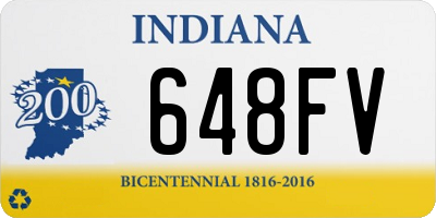 IN license plate 648FV