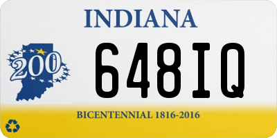 IN license plate 648IQ