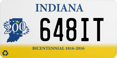 IN license plate 648IT