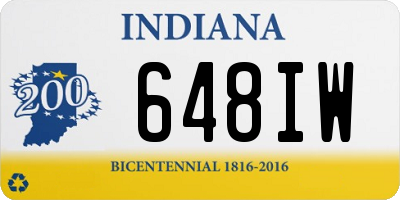 IN license plate 648IW