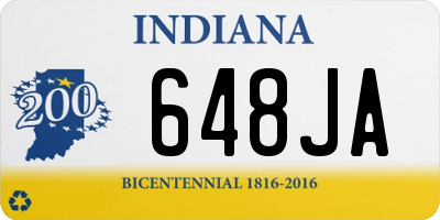 IN license plate 648JA