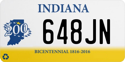 IN license plate 648JN