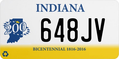 IN license plate 648JV