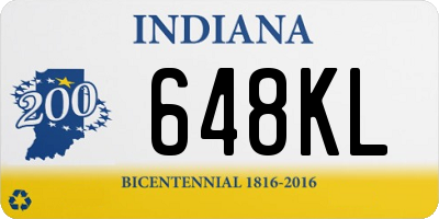 IN license plate 648KL