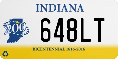 IN license plate 648LT