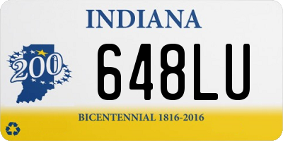 IN license plate 648LU