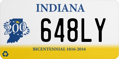 IN license plate 648LY