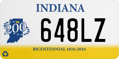 IN license plate 648LZ