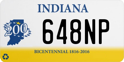 IN license plate 648NP