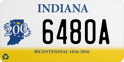 IN license plate 648OA