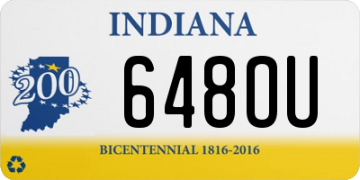 IN license plate 648OU