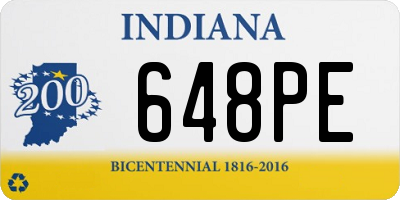 IN license plate 648PE