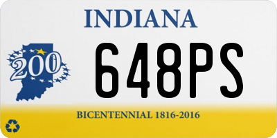 IN license plate 648PS