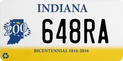 IN license plate 648RA