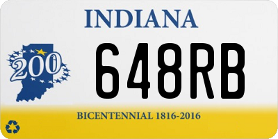 IN license plate 648RB